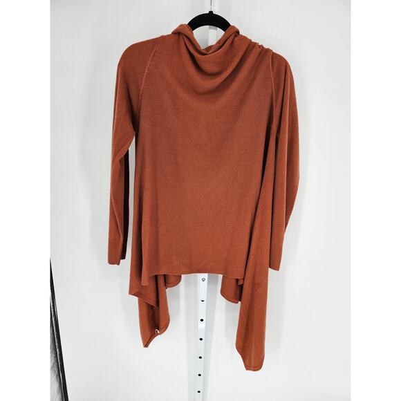 NWT Tex By Max Azria Women's Brown Long Sleeve Open Front Cardigan Size L - Picture 5 of 5